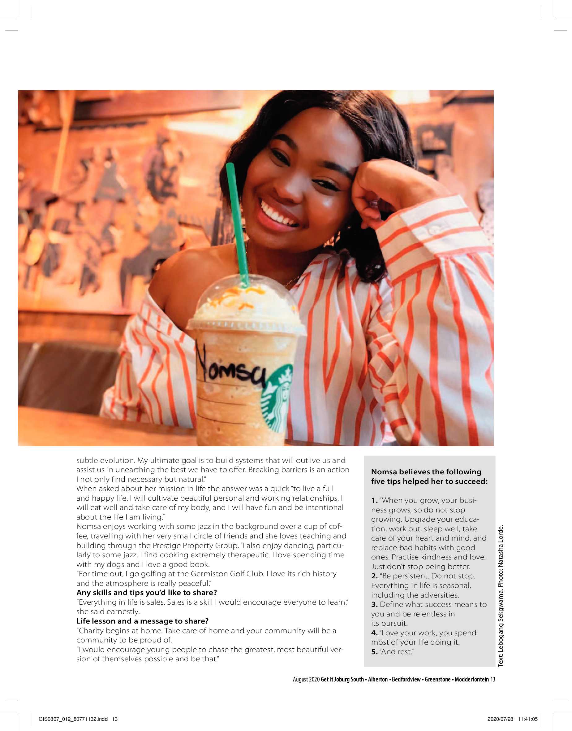 Get It Magazine-August 2020 page 13