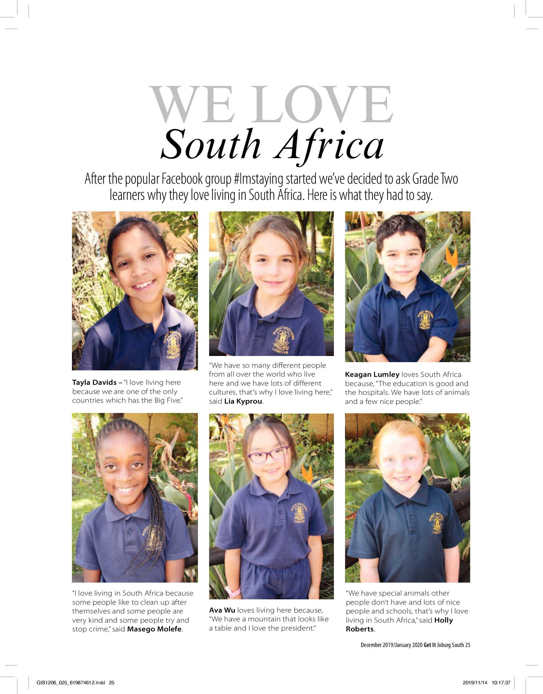 Get It Joburg South DECEMBER/JANUARY 2019/2020 page 25