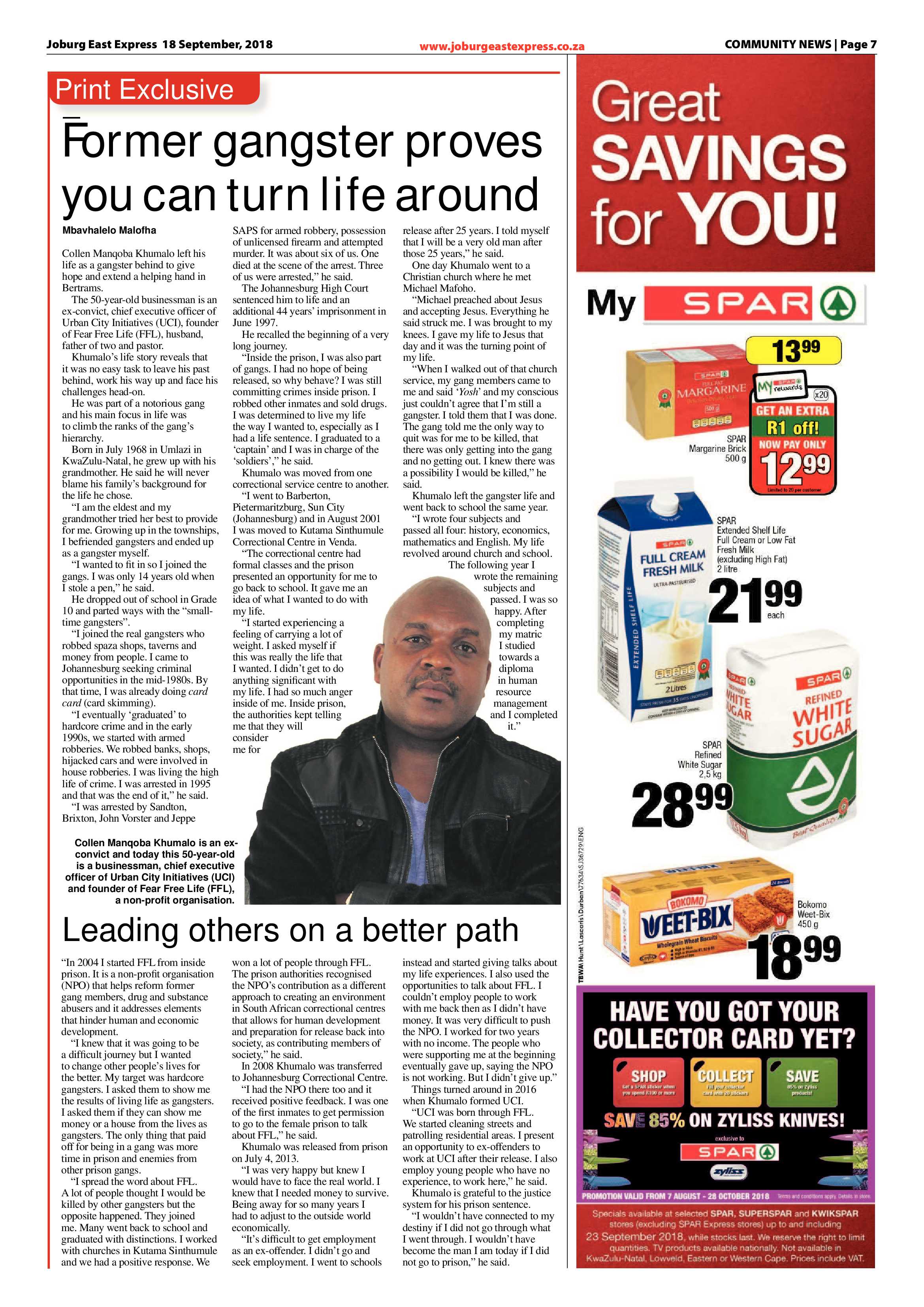 Joburg East Express 18 September 2018 page 7
