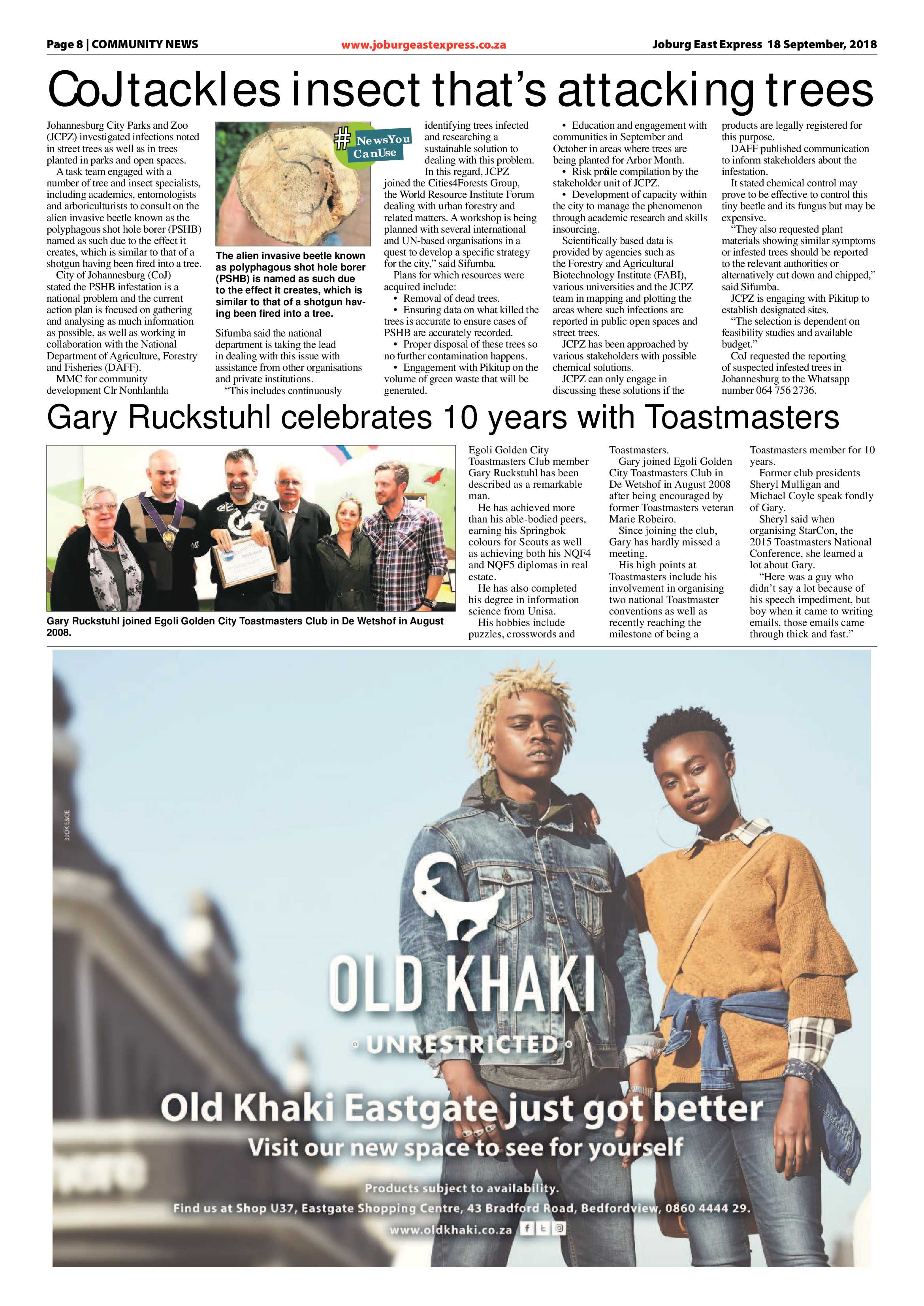 Joburg East Express 18 September 2018 page 8